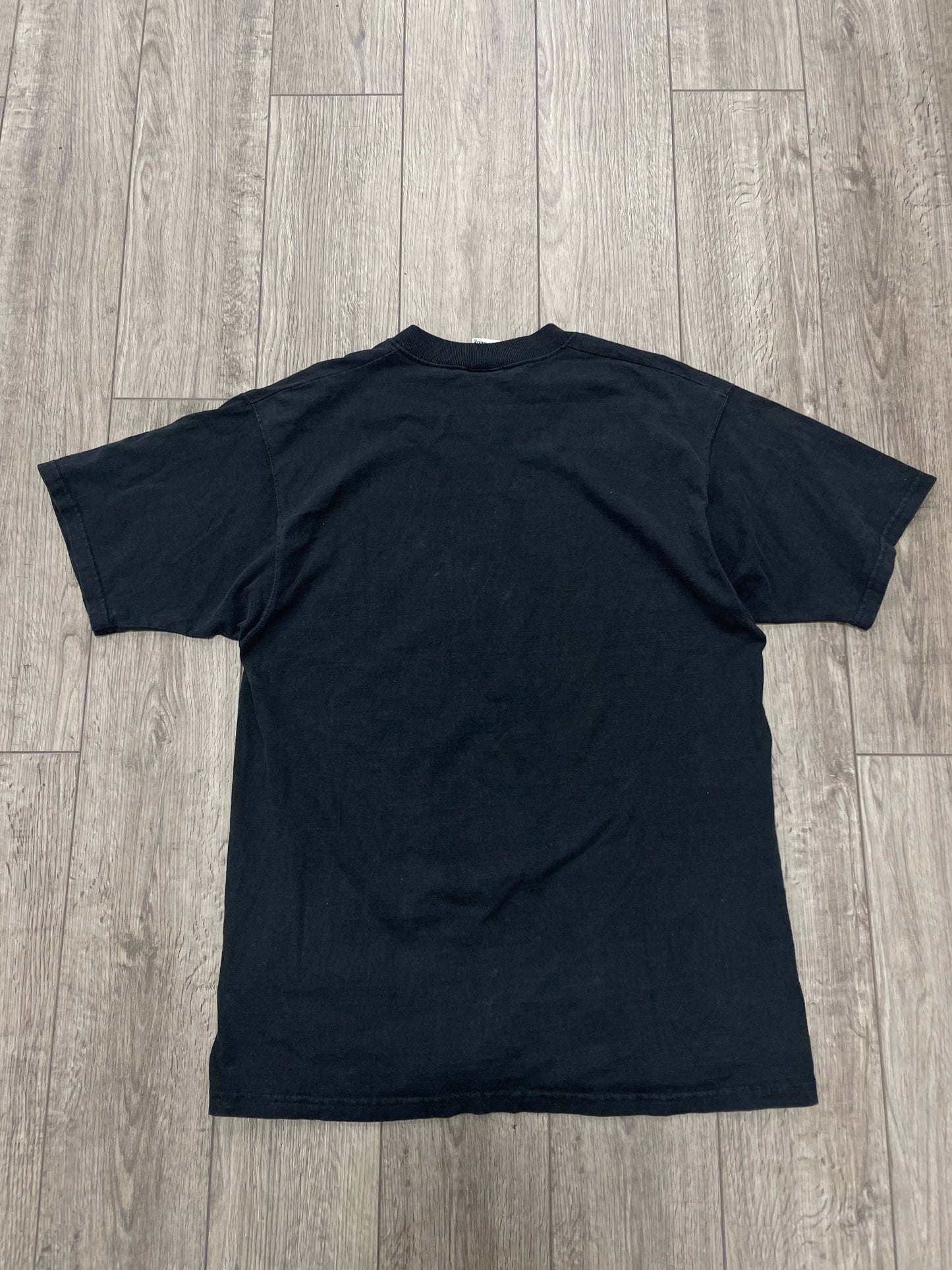L-Vintage Liquid Blue “The Scream” Black Tee