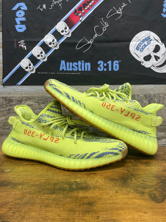 13-Adidas Yeezy Boost 350v2 Semi Frozen Yellow