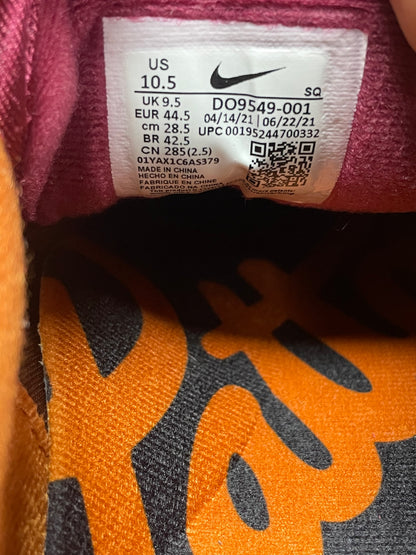 10.5-Patta Waves Nike Air Max 1 Rush Maroon