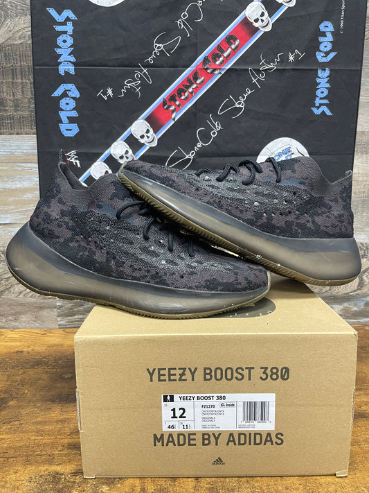 12-Adidas Yeezy Boost 380 Onyx Non-Reflective