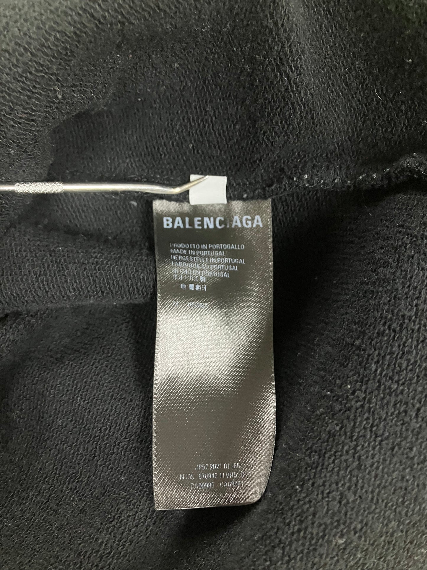 M-Balenciaga Bébé Hoodie Black