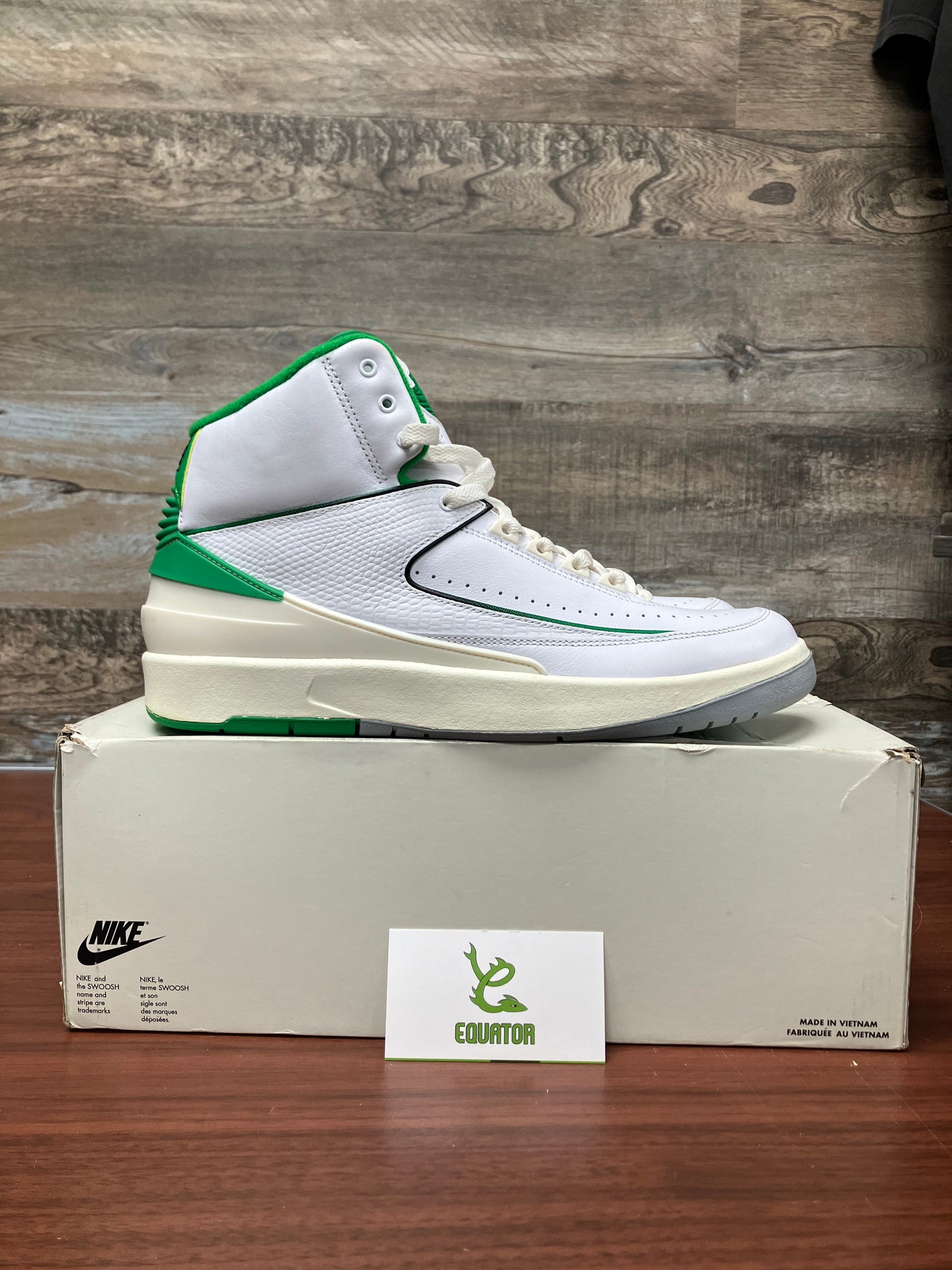 Jordan 2 Retro Lucky Green Size 11.5