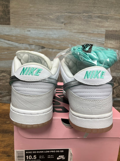 10.5-Nike SB Dunk Pro Low White Diamond Supply