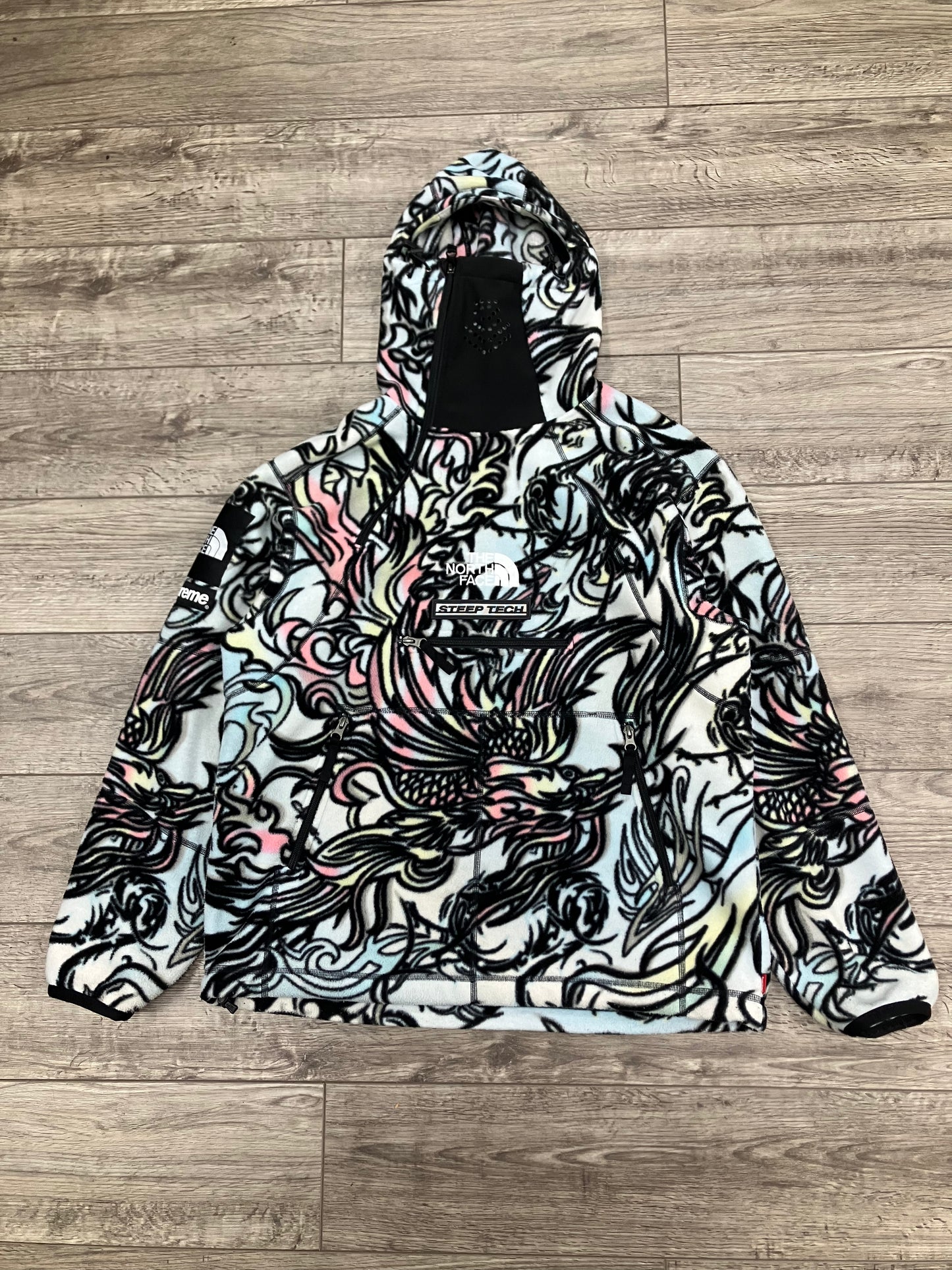 S-The North Face Supreme Steep Tech Dragon Fleece