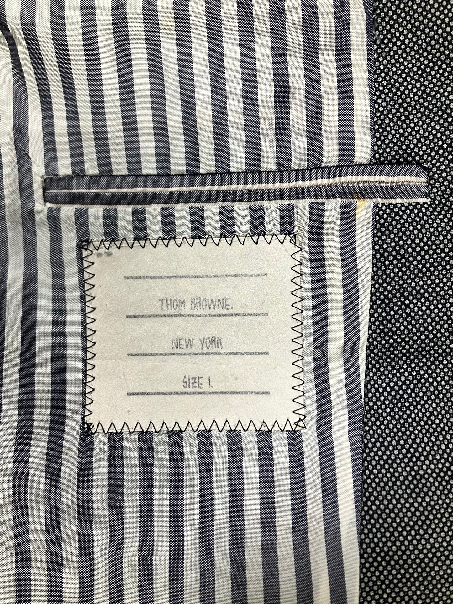 1-Thom Browne Grey Blazer