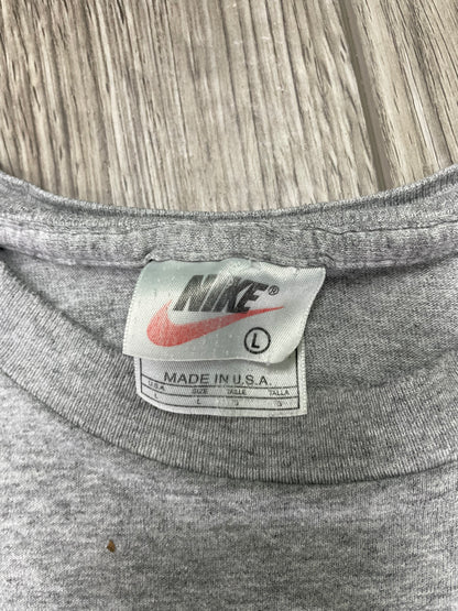 Vintage Nike Soccer Grey Tee Size L