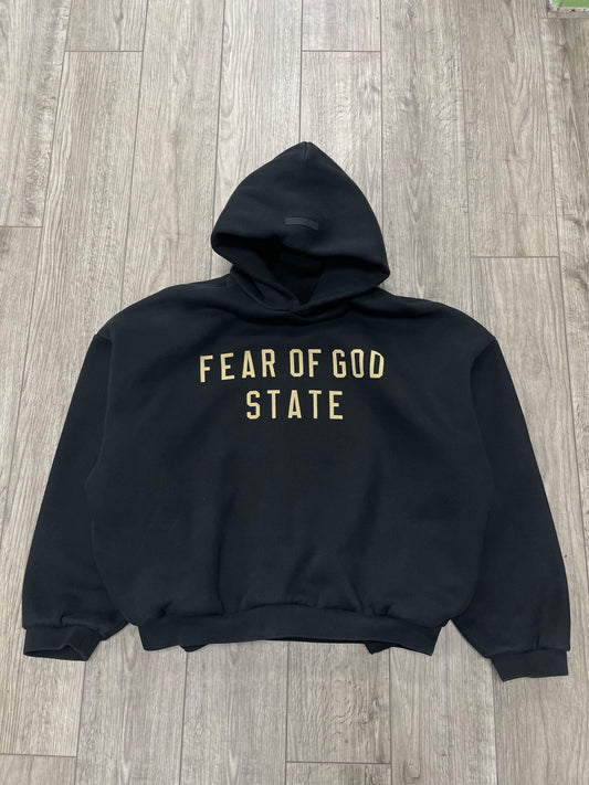 M-Fear Of God State Essentials black Hoodie