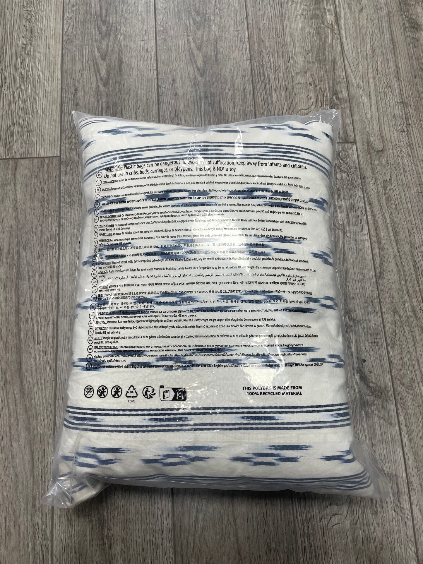 Ralph Lauren Keaton River Cream/Indigo Pillow