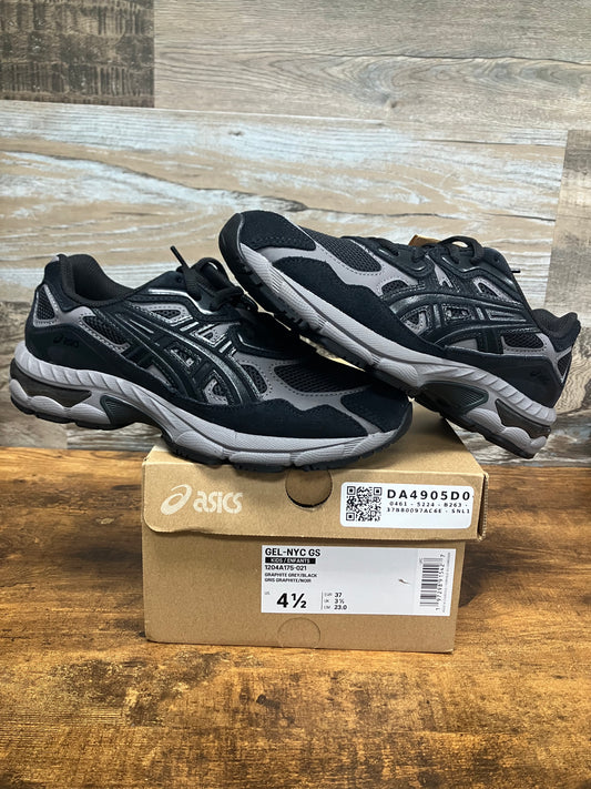 4.5-ASICS Gel NYC Graphite Grey Black