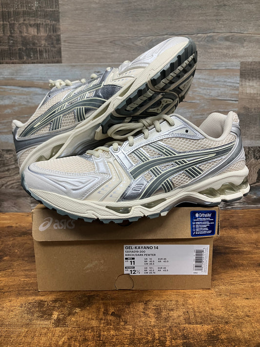 ASICS Gel-Kayano 14 Birch Dark Pewter Size 11