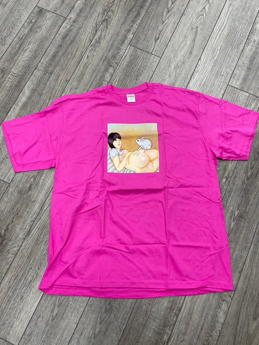 XXL - Supreme Mouse Tee 'Fuchsia'