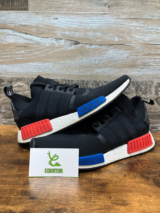 Adidas NMD R1 Core Black Lush Red Size 11.5