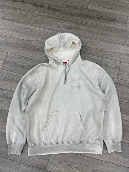L - Supreme Overdyed S Logo Hooded Sweatshirt