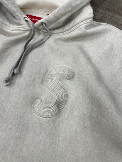 L - Supreme Overdyed S Logo Hooded Sweatshirt