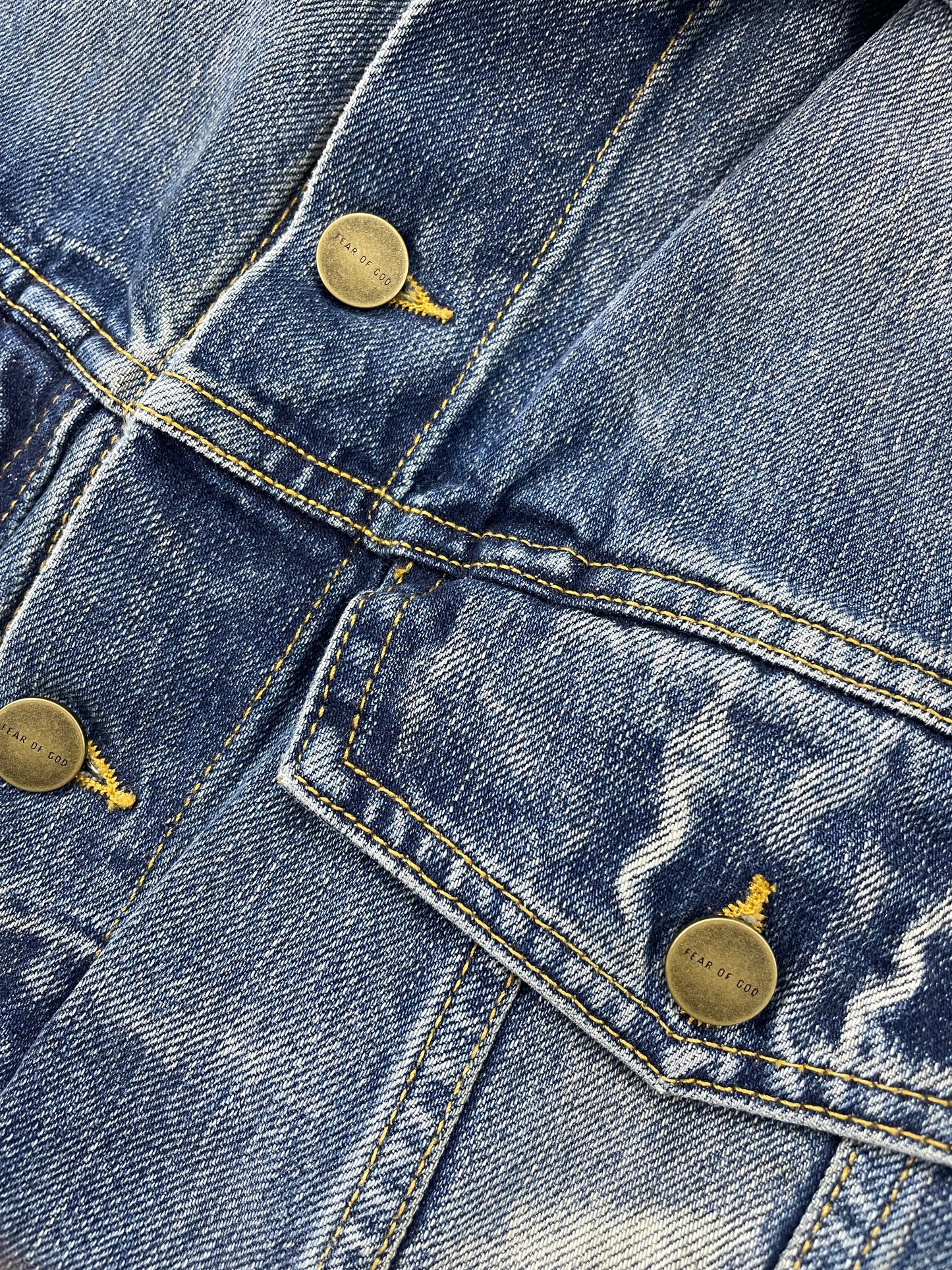 L - Fear Of God Seventh Collection Denim Trucker Jacket