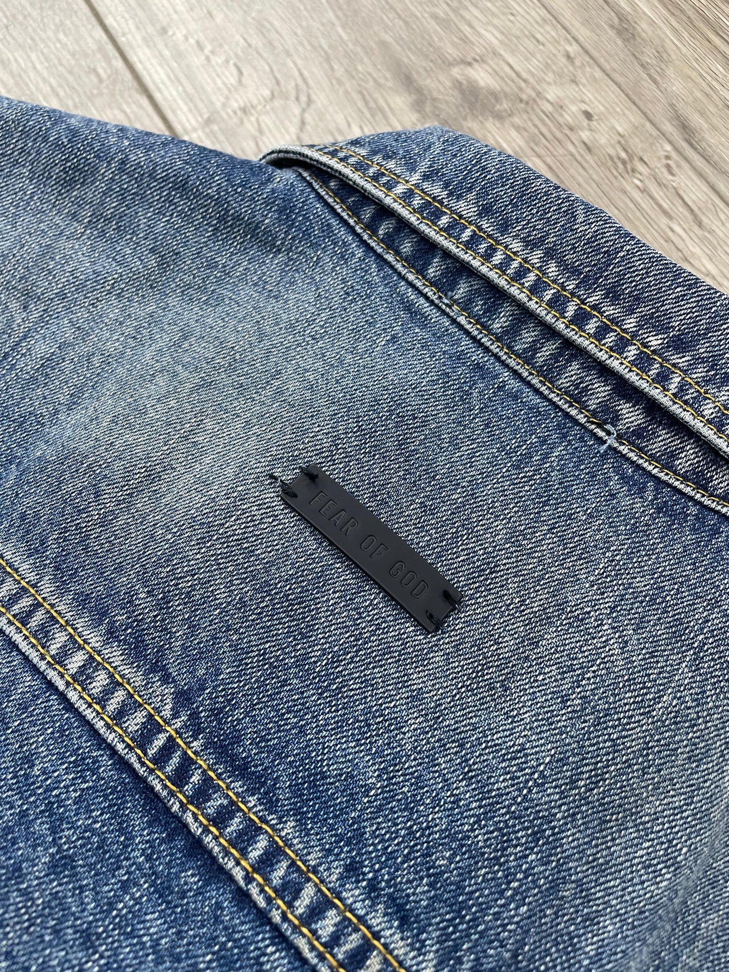 L - Fear Of God Seventh Collection Denim Trucker Jacket