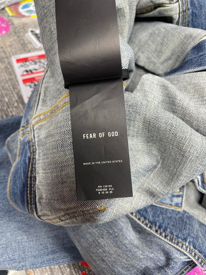 L - Fear Of God Seventh Collection Denim Trucker Jacket
