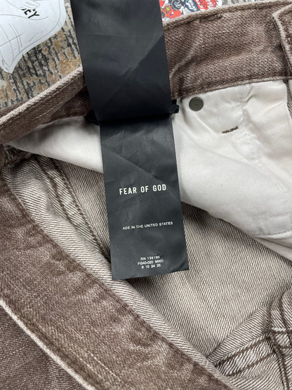 32 - Fear of God Seventh Collection Brown Vintage Wash