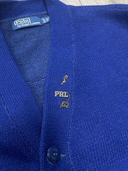 XL-Polo Ralph Lauren Varsity Patchwork Tiger Cardigan