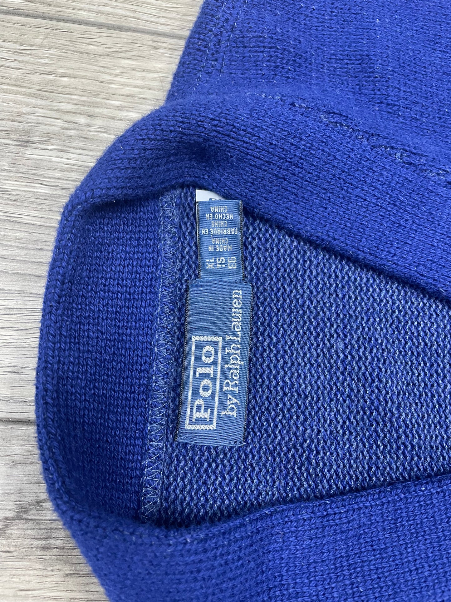 XL-Polo Ralph Lauren Varsity Patchwork Tiger Cardigan