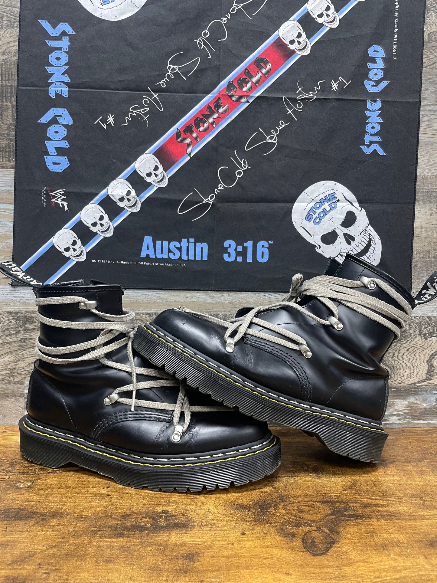 9-Dr. Martens Rick Owens 1460 Bex Leather Boot