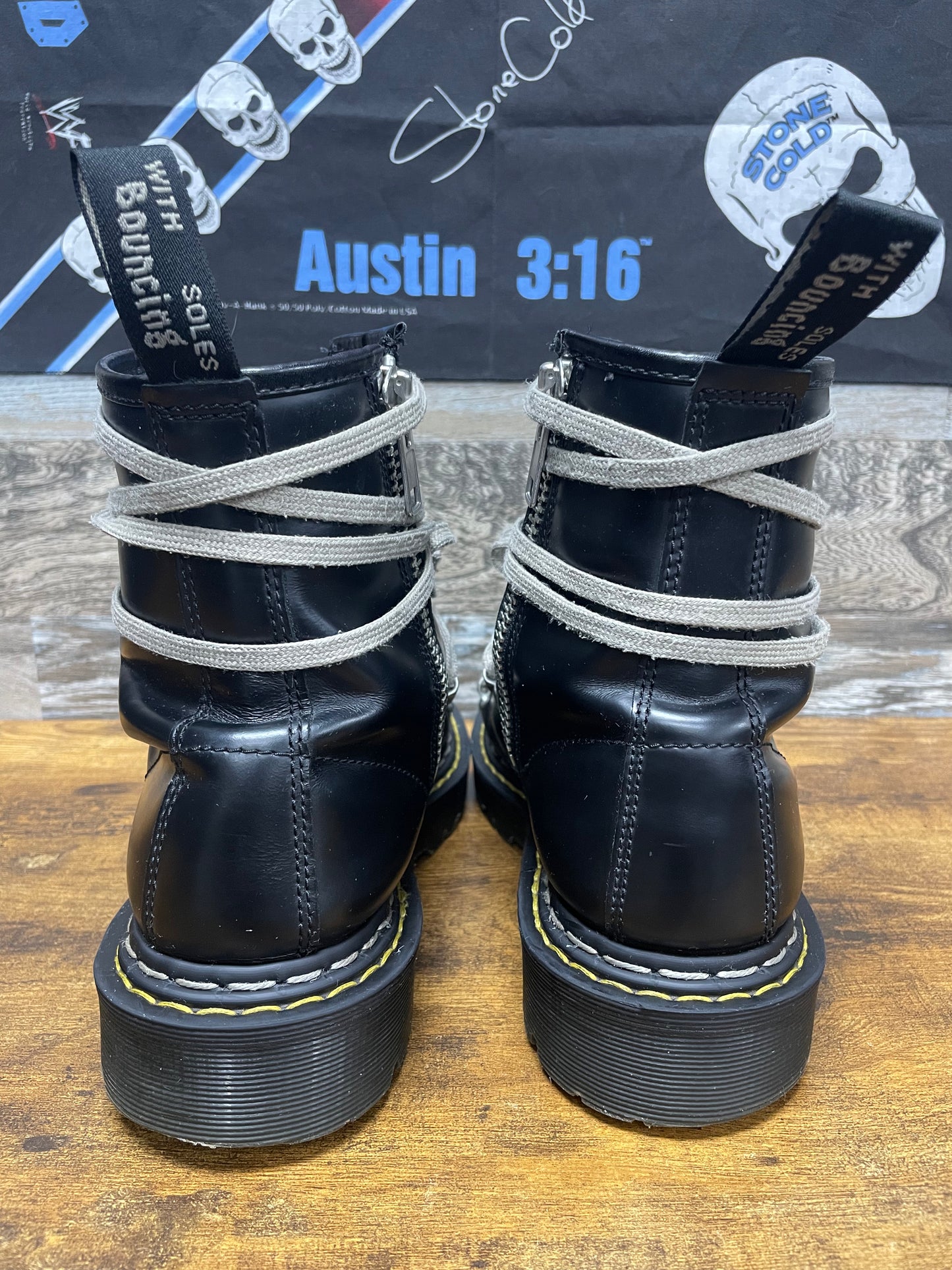 9-Dr. Martens Rick Owens 1460 Bex Leather Boot