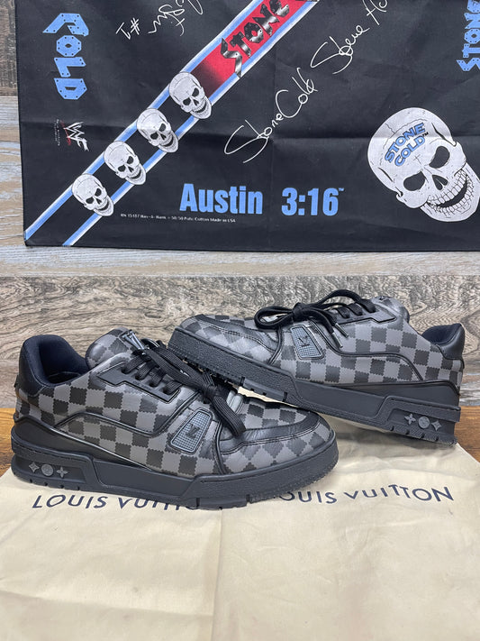 7 - Louis Vuitton X Nigo Black Damier Trainer