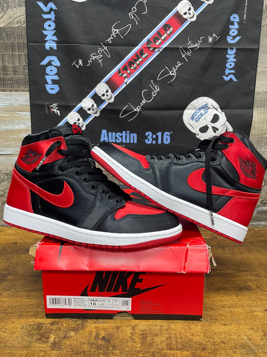 10W - Air Jordan 1 High Satin Bred