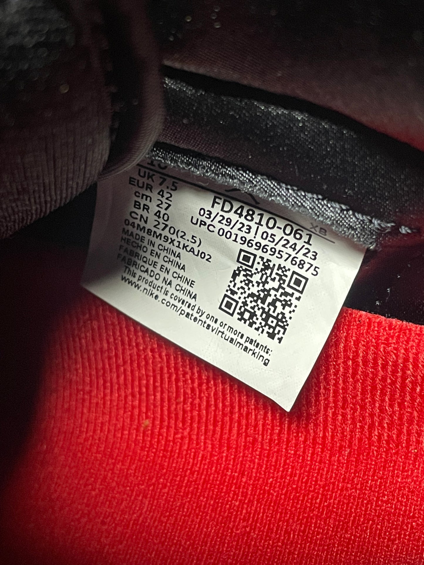 10W - Air Jordan 1 High Satin Bred