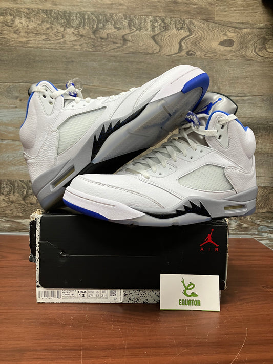 Jordan 5 Retro White Stealth Size 13