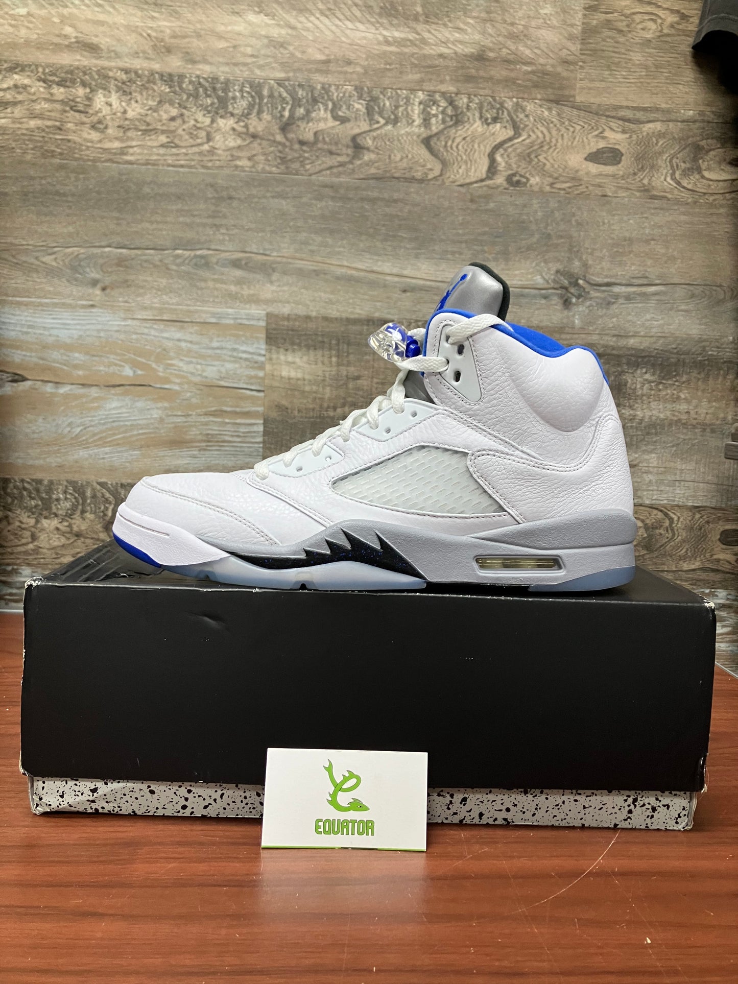 Jordan 5 Retro White Stealth Size 13