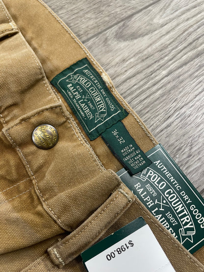 36-Ralph Lauren Polo Country Brown Double Knee Pants