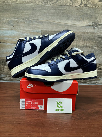 Nike Dunk Low Vintage Navy Size 10.5W/9M