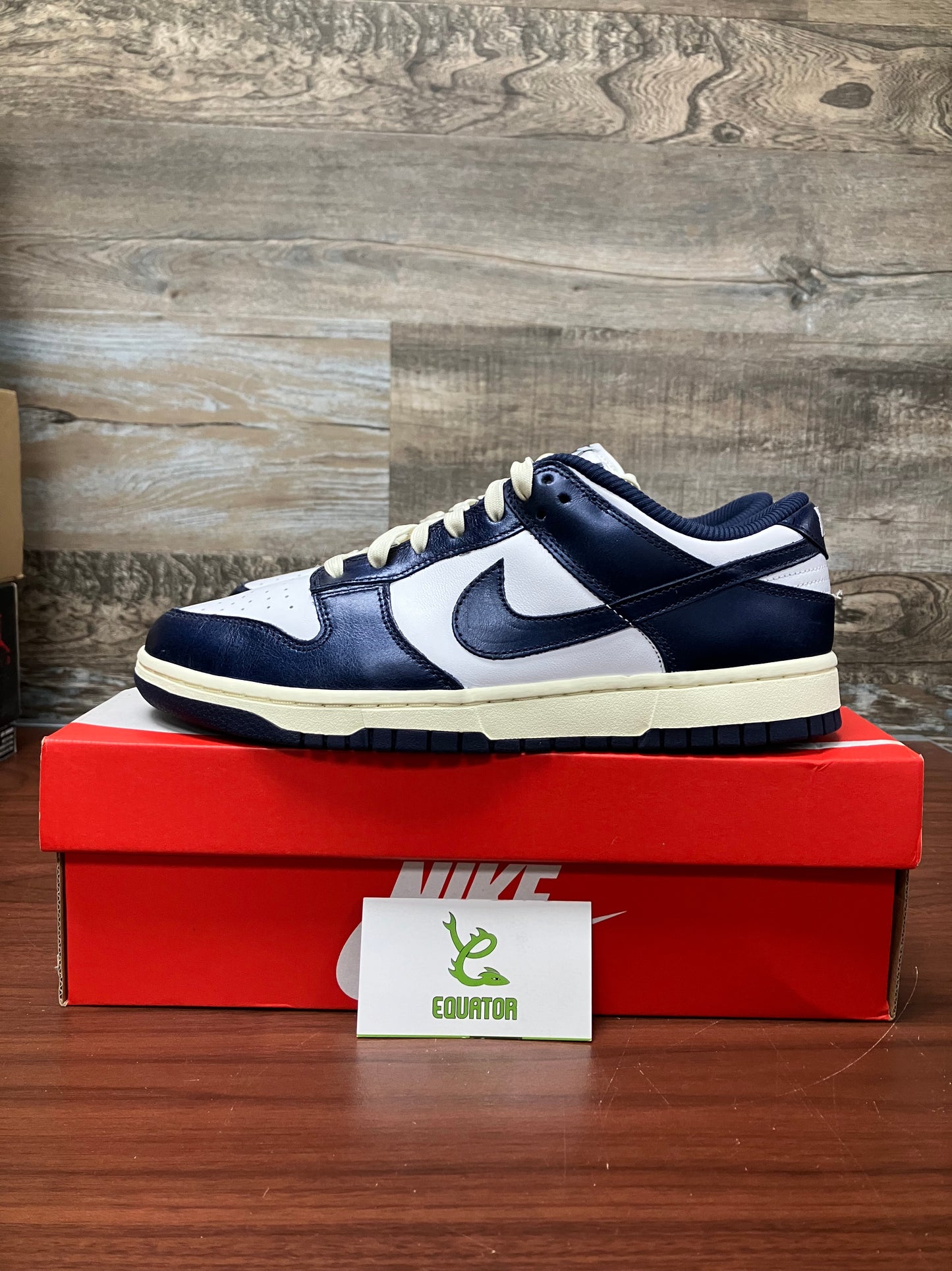 Nike Dunk Low Vintage Navy Size 10.5W/9M