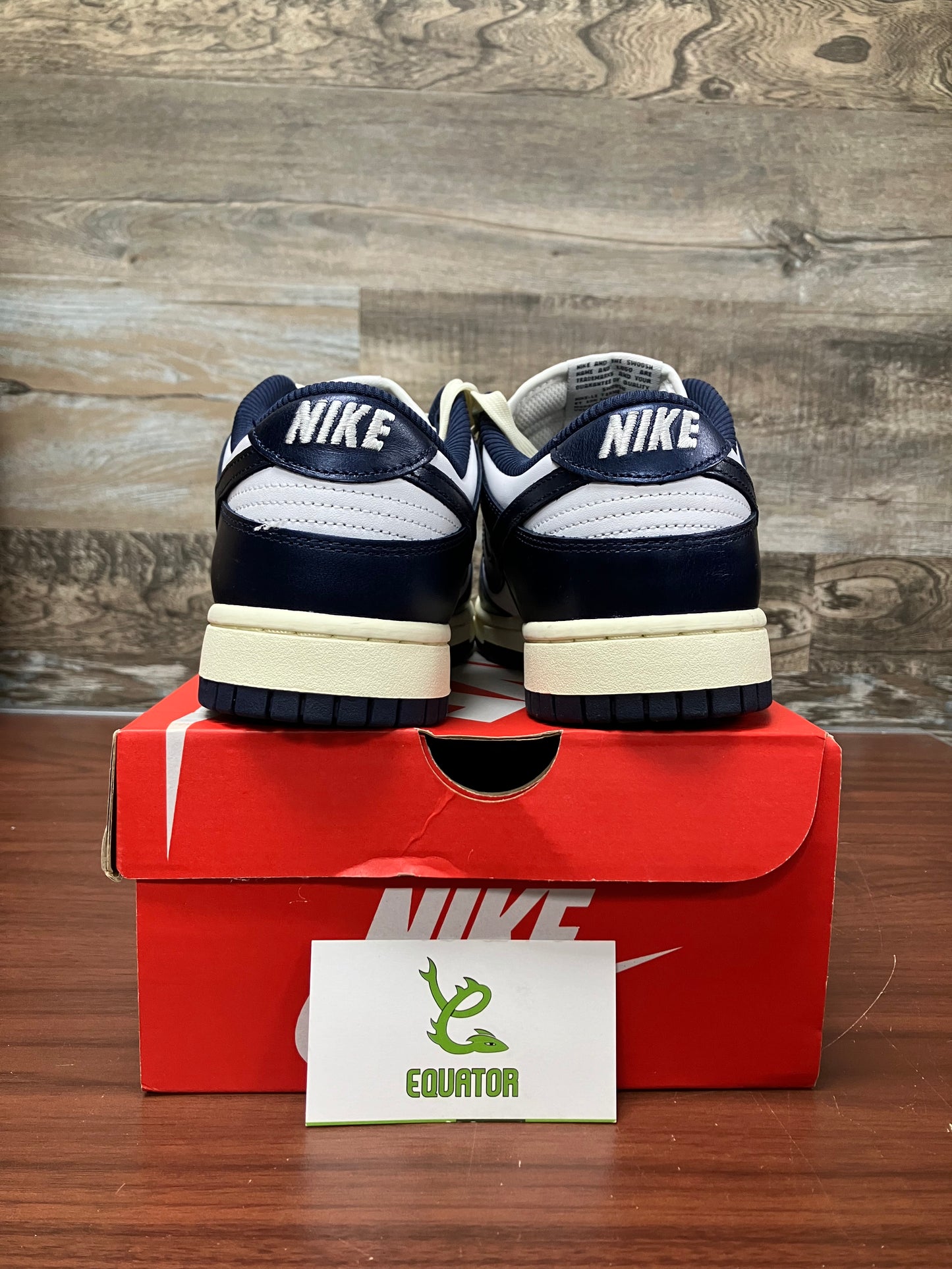 Nike Dunk Low Vintage Navy Size 10.5W/9M