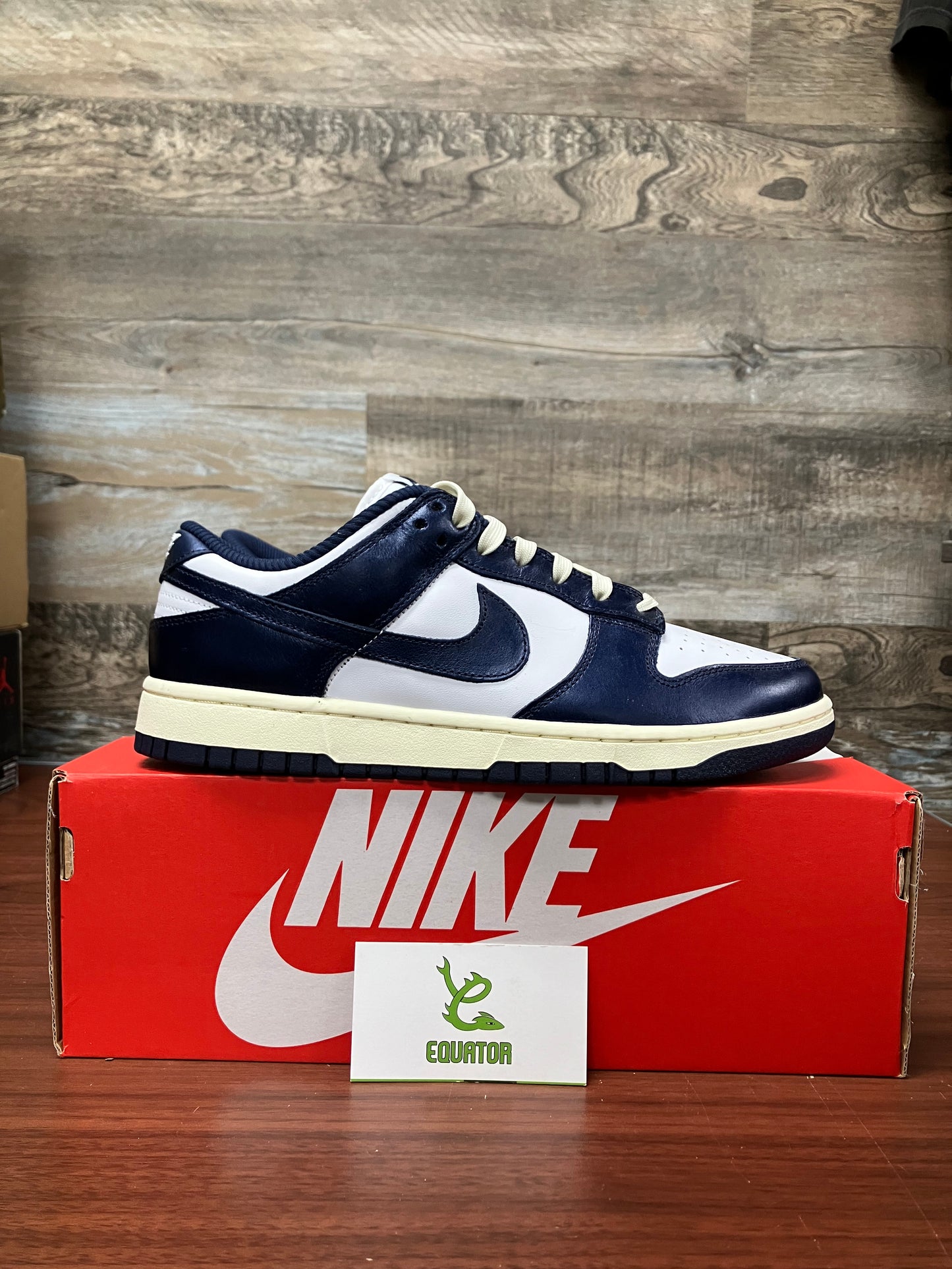 Nike Dunk Low Vintage Navy Size 10.5W/9M