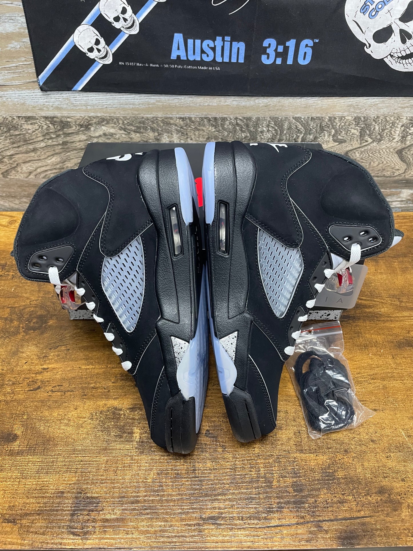 8-Air Jordan 5 Black Metallic Reimagined