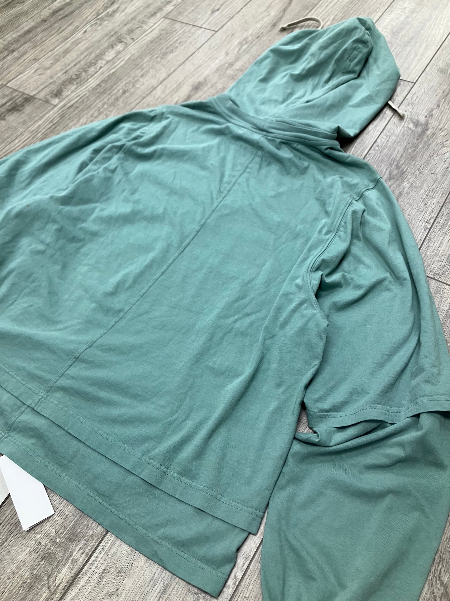 L-Rick Owens DRKSHDW Hustler aqua Hoodie