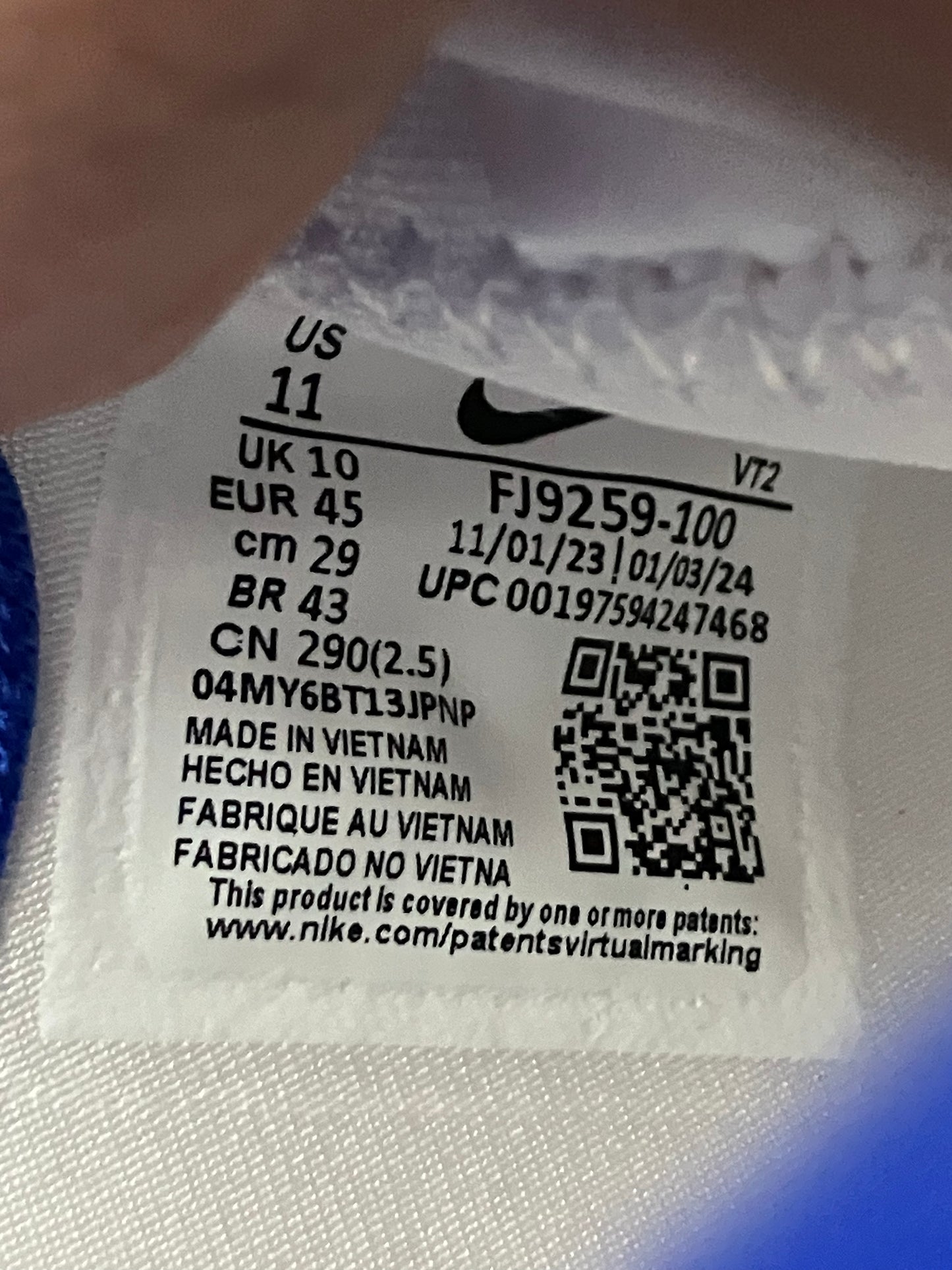 Nike Air Max 180 Ultramarine 2024 Size 10