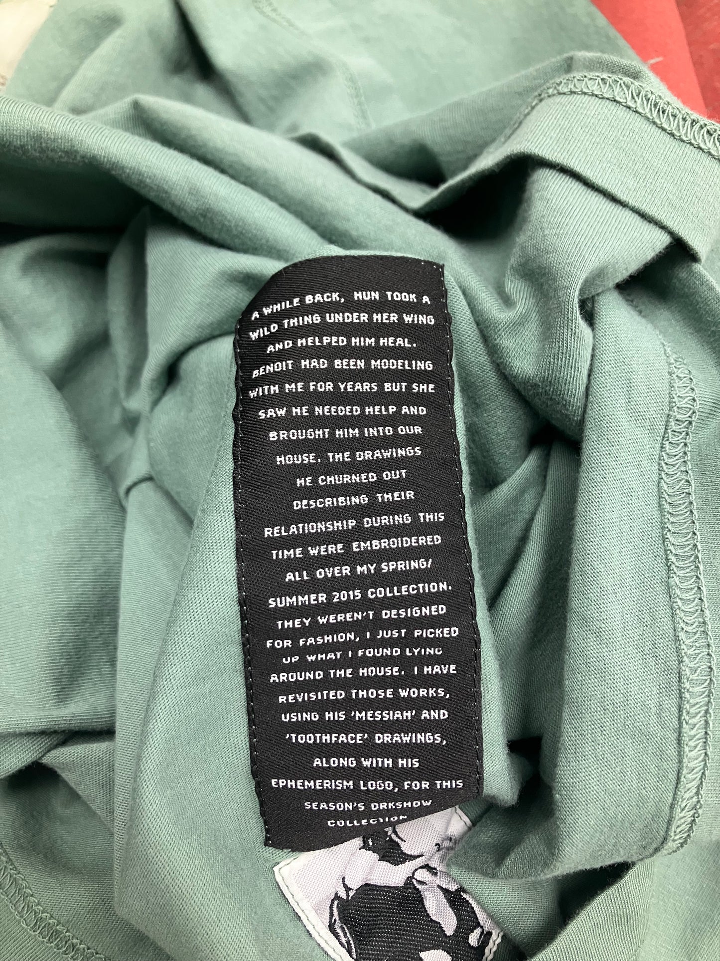 L-Rick Owens DRKSHDW Hustler aqua Hoodie