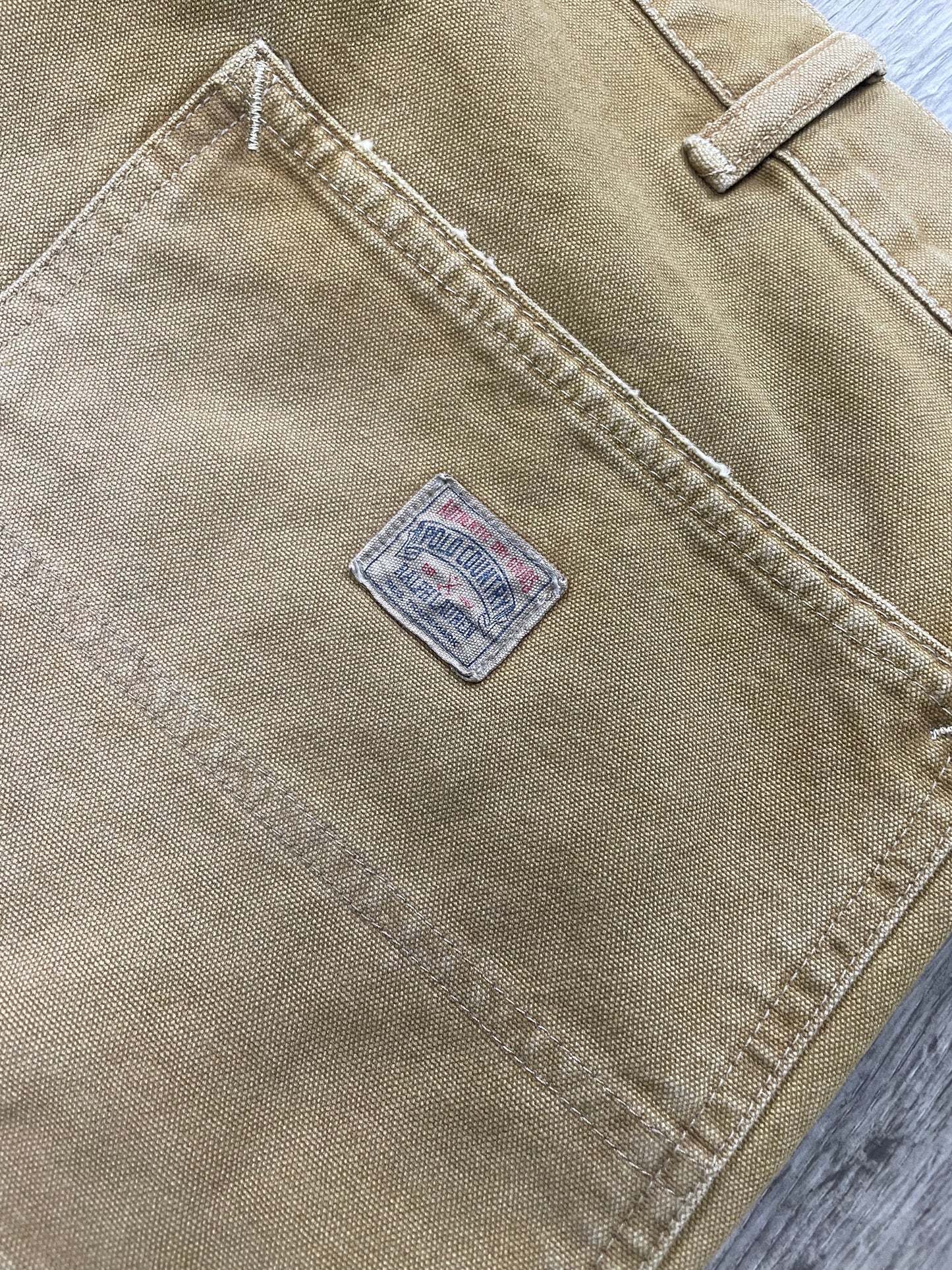 36 - Polo Country Ralph Lauren Tan Canvas Double Knee Pants