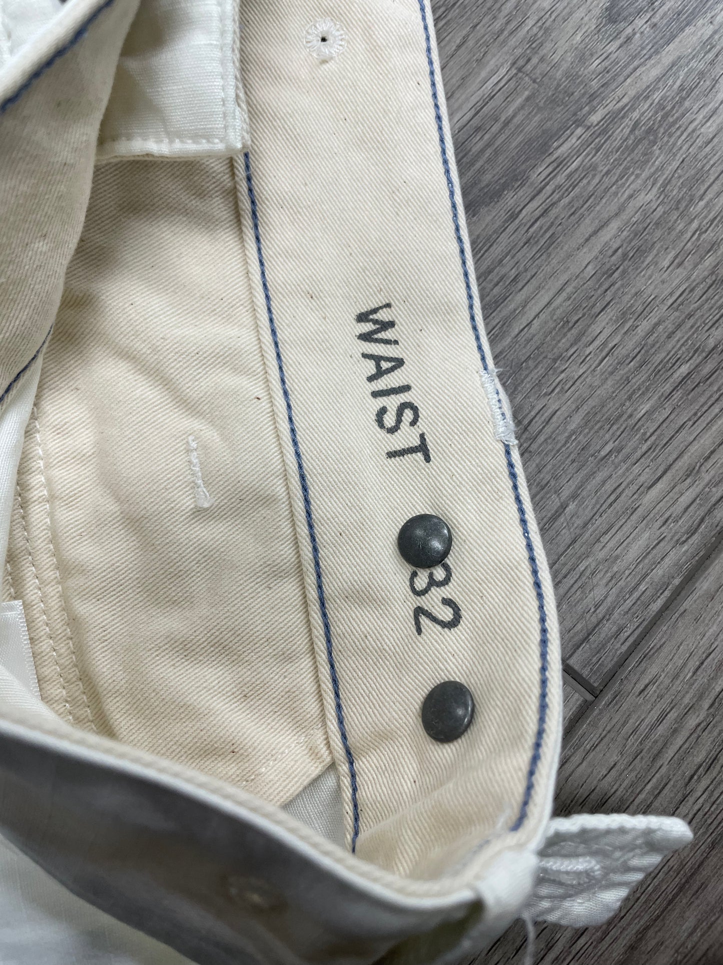 32-RRL White Regiment Ripstop Cargo Shorts