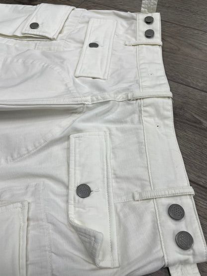 32-RRL White Regiment Ripstop Cargo Shorts