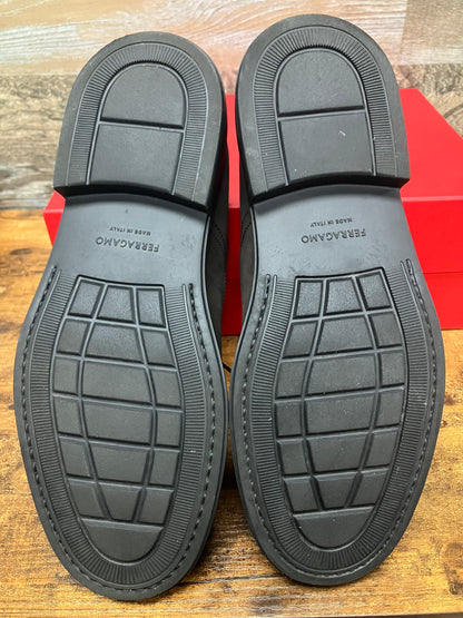 10/11-Ferragamo Camden Suede toe Oxford Shoe