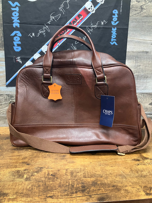 Chaps Ralph Lauren Genuine Leather Duffle Bag
