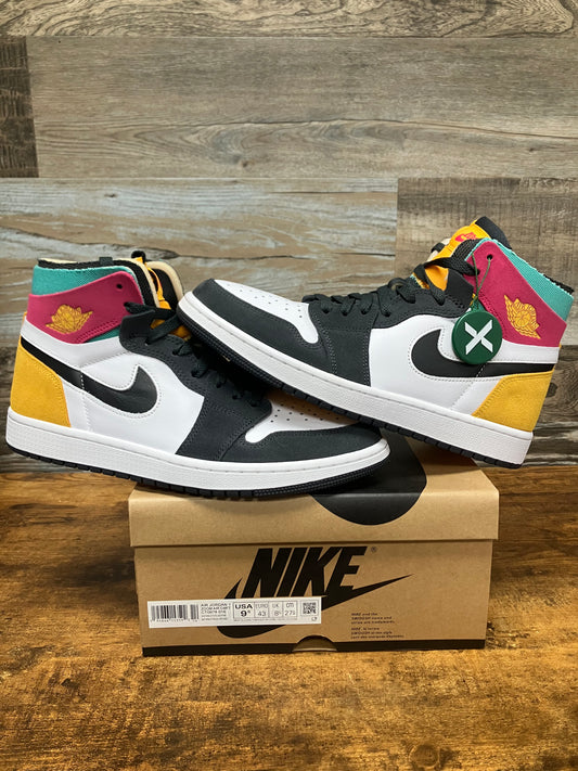 9.5-Air Jordan 1 High Zoom Comfort Multicolor