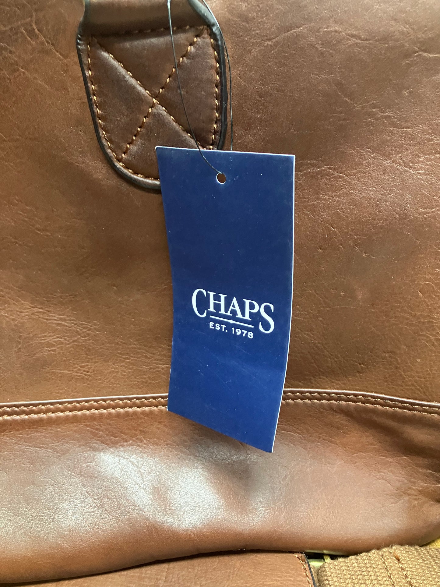 Chaps Ralph Lauren Genuine Leather Duffle Bag