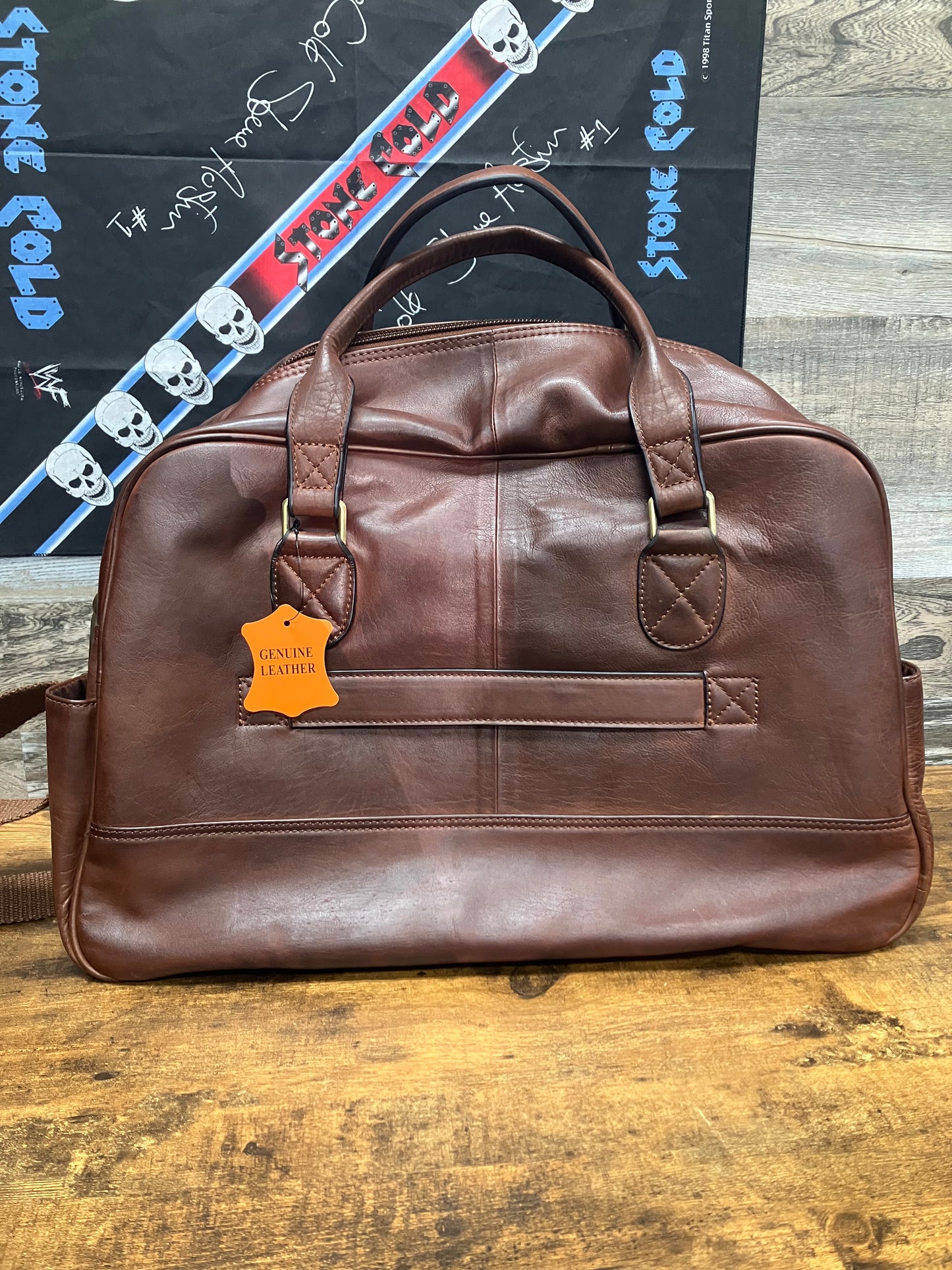 Chaps Ralph Lauren Genuine Leather Duffle Bag