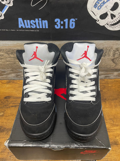 Jordan 5 Retro Black Metallic Reimagined GS Size 5.5Y