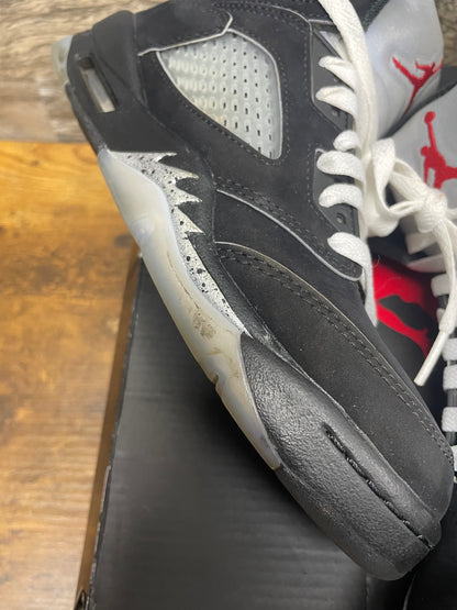 Jordan 5 Retro Black Metallic Reimagined GS Size 5.5Y